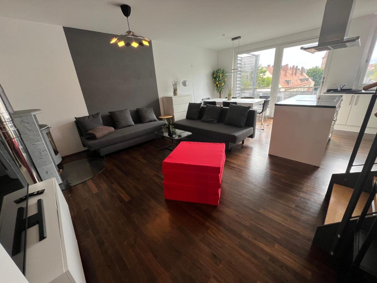 Penthouse-wohnung - Balkon - Dachterrasse - Zentrum Apartment Nürnberg